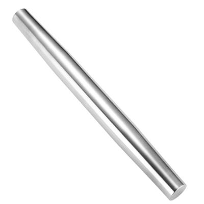 China Sustainable Lightweight Easy To Roll Design Stainless Steel Soft Metal Rolling Pin For Baking for sale