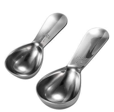 China 15ml / 30ml Stainless Steel Viable Measuring Spoon Seasoning Teaspoon for sale