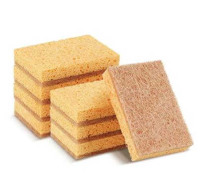 China Eco - Friendly Sustainable Natural Cellulose Sponge Block For Kitchen Cleaning for sale