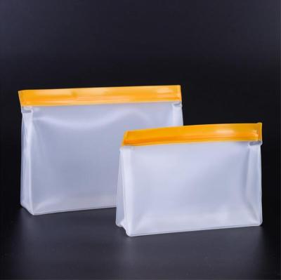 China Waterproof Reusable Reusable Storage Food Bag Gallon Sandwich Freezer Bags Snack Reusable Reusable PEVA Lunch Bags for sale