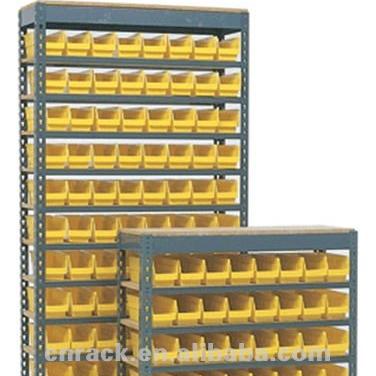 China Suitable for plastic out angle rack slot rack light duty storage shelf for sale