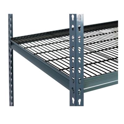 China Suitable for outdoor wire mesh supermarket shelf rivet shelving for sale