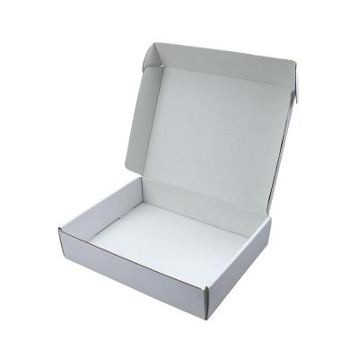 China Recycled Materials Custom Printed White Corrugated Box Cardboard Packaging Mailer Box For Shipping Goods for sale