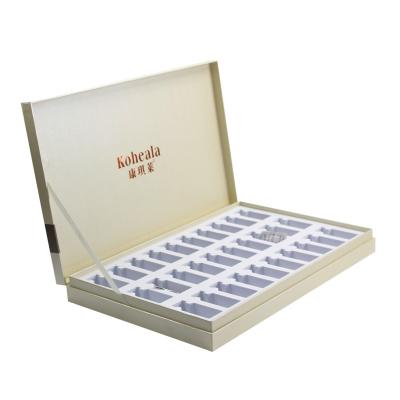 China Handmade Customized Branded Gift Box Makeup Made In China Hinge Low Price for sale