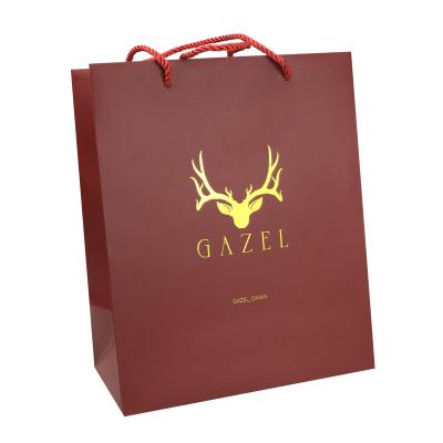 China Custom Printed Eco - Friendly Boutique Shopping Gift Paper Bags Recyclable for sale