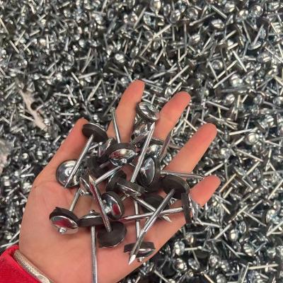 China Hot Sale Umbrella Cap Head Twisted Leg Roofing Nail Covering Joints Nail for sale