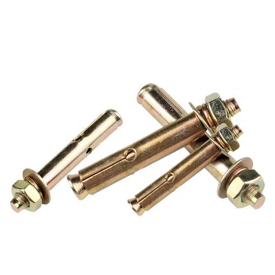 China Sleeve Plate Anchor Dummy Elevator Expansion Anchor Bolt With Hex Nuts Gasket for sale