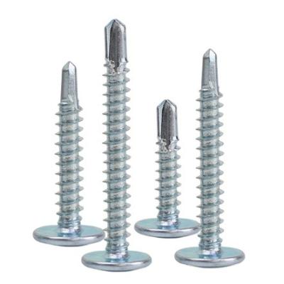 China Galvanized Truss Tornillo Carbon Steel Truss Wafer Head Self Drilling Screw for sale