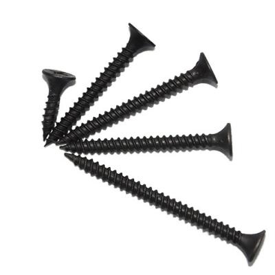 China Matte Black Phosphate Fine Thread Self-Tapping Drywall Screw Fastener for sale