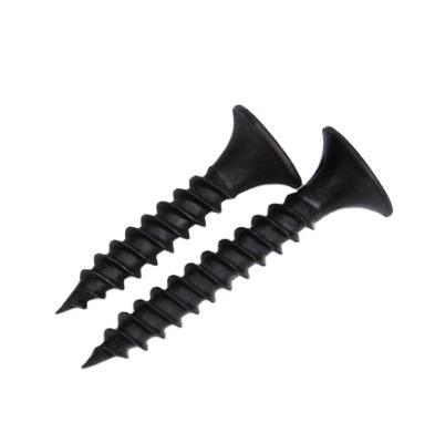 China Black Flat Phosphate Drywall Self Tapping Screw To Wood for sale