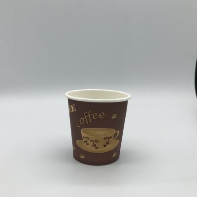 China Food Grade Disposable Eco-friendly Fackaging Paper Coffee Cups Take Away Paper Cup 4oz for sale