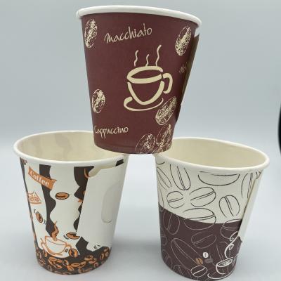 China 7oz Disposable Paper Cup With Handle High Quality Custom Printed Paper Cups for sale