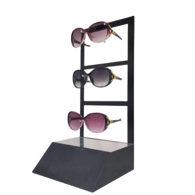 China Modern Custom Logo Wood and Acrylic Fashion Eyewear Display Rack Customized Design Eyewear Display Rack for sale