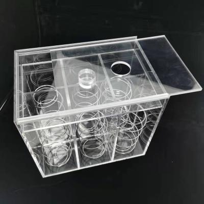 China Deployment Goods Large Acrylic Plexiglass Rectangle Box for sale