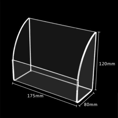 China Countertop Clear Acrylic Leaflet Holder Brochure Display Rack Leaflet Holder Customized Size for sale