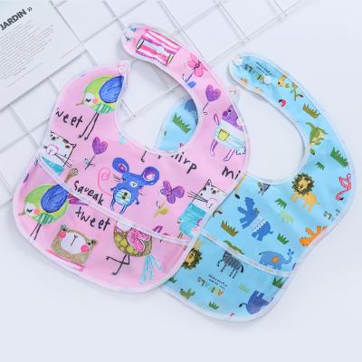 China Wholesale Waterproof Consumer Feeding Polyester Washable Eco Friendly Baby Bib for sale