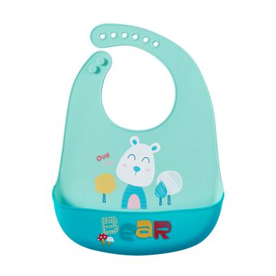 China Customized High Quality Promotional Antibacterial Design Eating Lunch Feeding Waterproof Baby Bib for sale