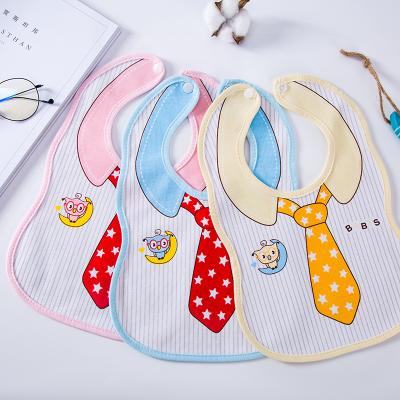 China 2022 Popular Feeding Supplies Washable Waterproof Baby Bandana Bibs Stain-Resistant Polyester Printing Cute Baby Drool Bibs for sale