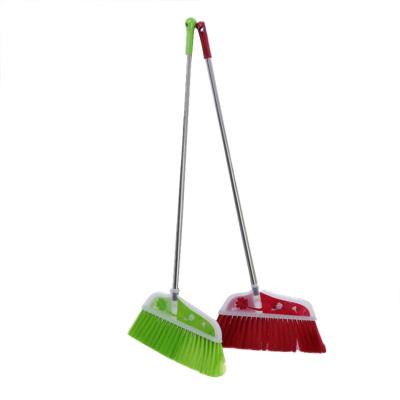 China China Wholesale Household Long Handle Low Price Plastic Broom for sale