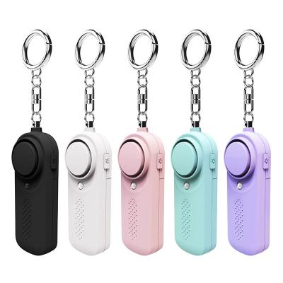 China Self-defense Anti-rape Device Daily Attack Panic Dual Speakers Alarm Loud Alert Safety Security Key Chain Personal Bag During for sale