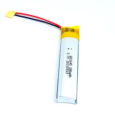 China Earphone factory direct sale 280 mah 3.7v polymer battery high-end rectangular lithium battery for sale