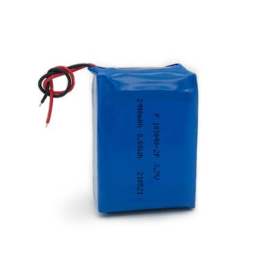 China Professional Toy Making Lithiumpolymer Battery Pack Specifications 1S2P 2.4A (1C) Continuous Discharge Current for sale