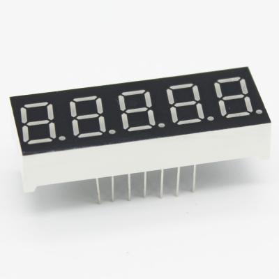 China Display By 0.36 Inch Digit 7 Hole Seven Segment 5 Segment Led Display for sale