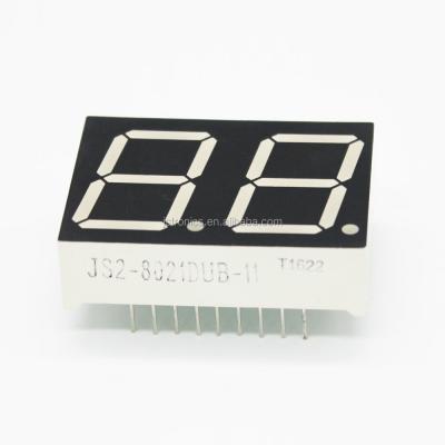 China Indoor Common Anode 0.8 Inch Digit 7 2 Segment Led Digital Display for sale