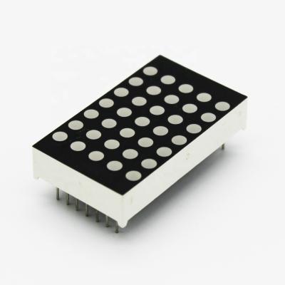 China Indoor 1.2 Inch 3mm Dot Matrix Single And Bicolor 5x7 Led Display for sale