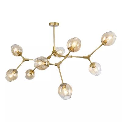 China Modern Acrylic Light Hook 5 Candle Lifting Pendant Lamp for sale