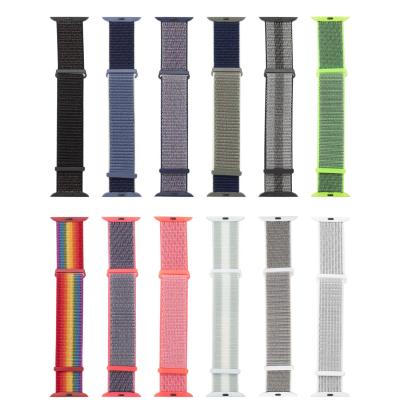 China Nylon Watch Strap For Apple Watch For iWatch Series 4 Band Nylon Watch Strap For Apple Watch Series 5 Band for sale