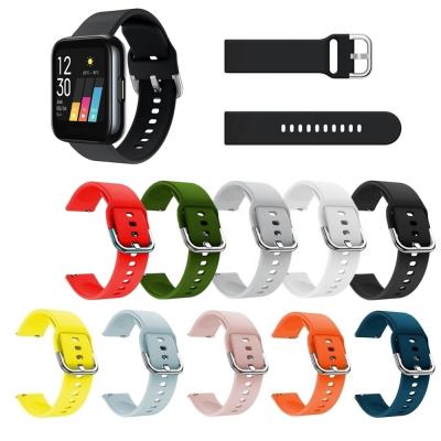 China Most of the strap hook is 20mm can be used wholesale 20mm Smartwatch strap silicone replacement band for Realme watch band for sale