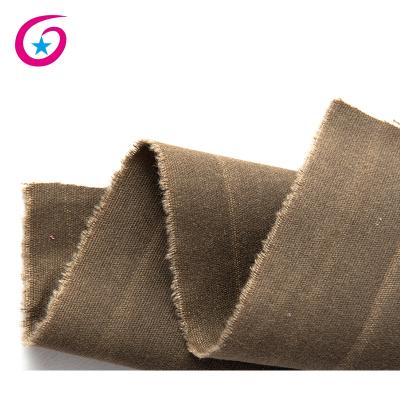 China Waterproof 100 Cotton 8oz Waterproof Wet Oil Waxed Canvas Fabric For Bags for sale