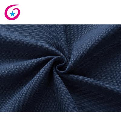 China Breathable Single Color Dye Woven Dyed Washed Canvas Fabric Textile For Bag for sale