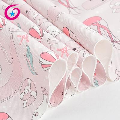 China Waterproof 100% Polyester Material Twill Oxford Cloth Printed Waterproof Fabric for sale