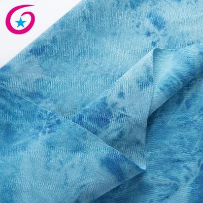 China 37*22 Tie Dye 100% Cotton Canvas Tear-resistant 16 oz Cotton Cloth Bag Hardware Fabric for sale