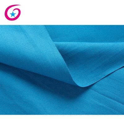 China Breathable High Density Dye Colored Cotton Burlap Blend Fabric for sale