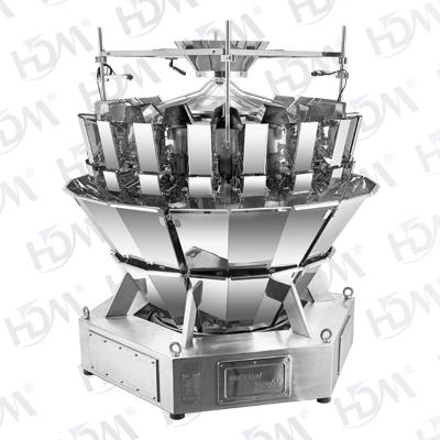 China Dry Fruit 24/30 Mixed Food Nuts Heads CBW Mixing Multihead Multiway Weigher To Multi Discharge Option for sale