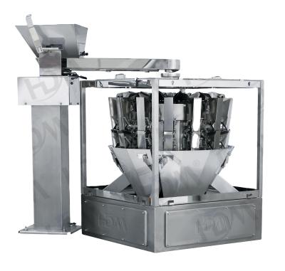 China Small Volume Mari Juana Food Multihhead Weigher Food Pillow Packaging Filling Machine for sale