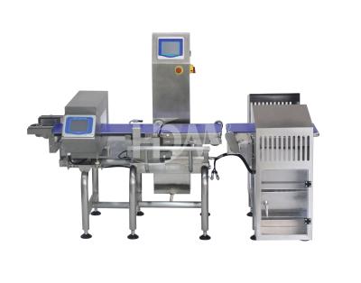 China Combo food metal detector .needle metal detector check weigher and meteal detector machine for sale