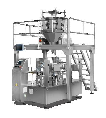 China Automatic Weighing Vertical Nut Packing Machine Food Doypack Filling Packaging Machine for sale