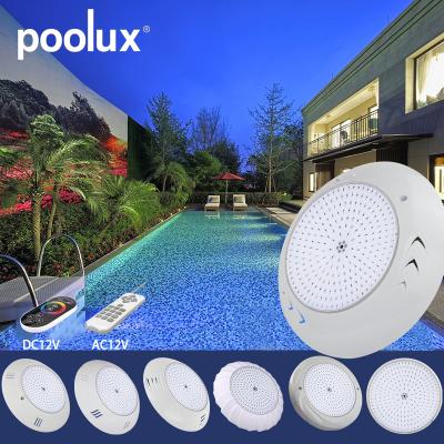 China 316SS Pool Recessed Waterproof PC Cover Ip68 Swimming Pool Accessories RGB Led Underwater Swimming Pool Light for sale