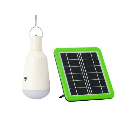 China 2021 New Technology Residential Super Bright Led Bulb Emergency Solar Lamp Rechargeable Solar Light Bulb for sale