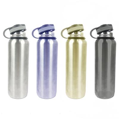 China Wholesale 12Oz 32Oz 64Oz Vacuum Custom Flask Wide Cup Double Mouth Logo Wall Stainless Steel Water Bottle for sale