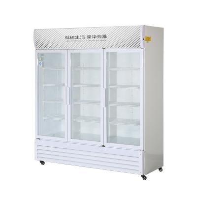 중국 New Listing High Quality Single-temperature 969L Direct Cooling Glass Door Refrigerator with Brand Compressor 판매용