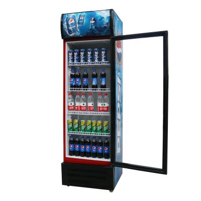 China High Quality Commercial Vertical Refrigerator Restaurant Display Cooler Single-temperature Glass Door Refrigerator Te koop