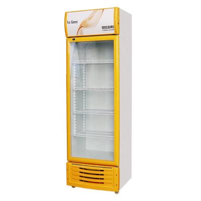 China Wholesale Glass Door Glass Freezer Single-Temperature Refrigerated Display Case for sale