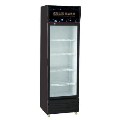 Κίνα Single-temperature Solar Upright Freezer Non Frost Glass Display Case Single Door Cooler For Supermarket προς πώληση