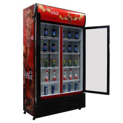 Κίνα Single-temperature factory direct commercial upright showcase slim freezer refrigerator for sale προς πώληση