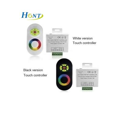 China RF5 Touch Half RF Controller Touch Screen RGB LED Strip Light Rheostat Led Master Switch Remote Control Strip Ignition for sale